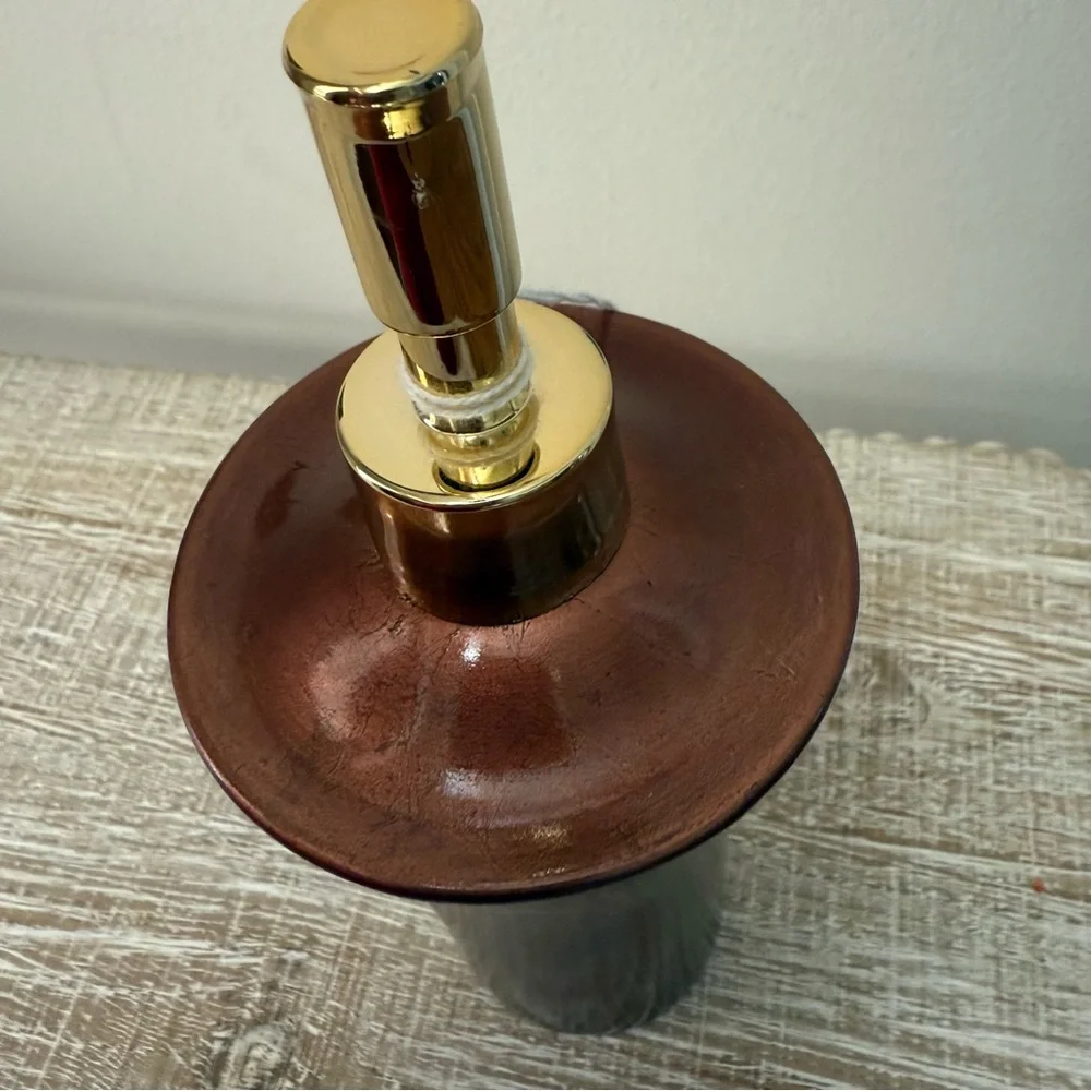 SKL Terracotta Soap Dispenser, New, 9”